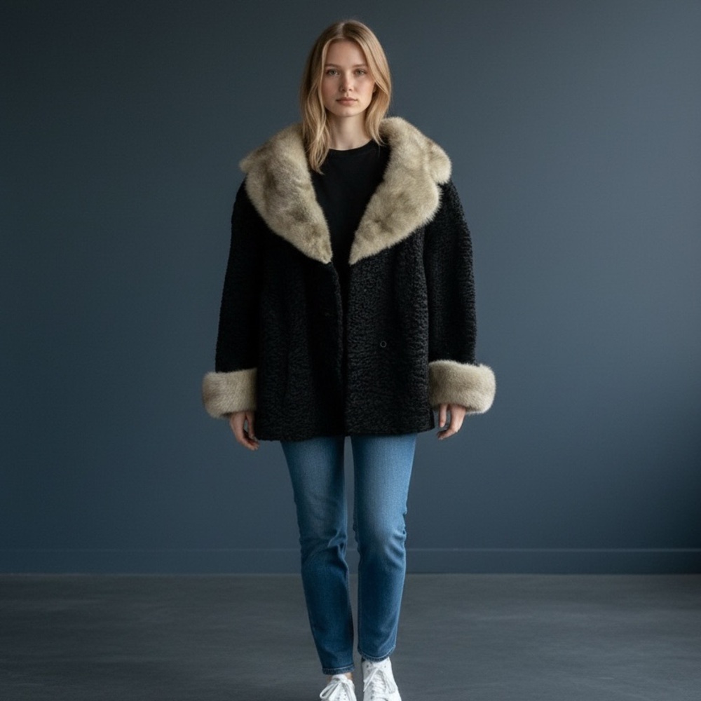 Vintage Annis Furs Detroit Lamb&Mink